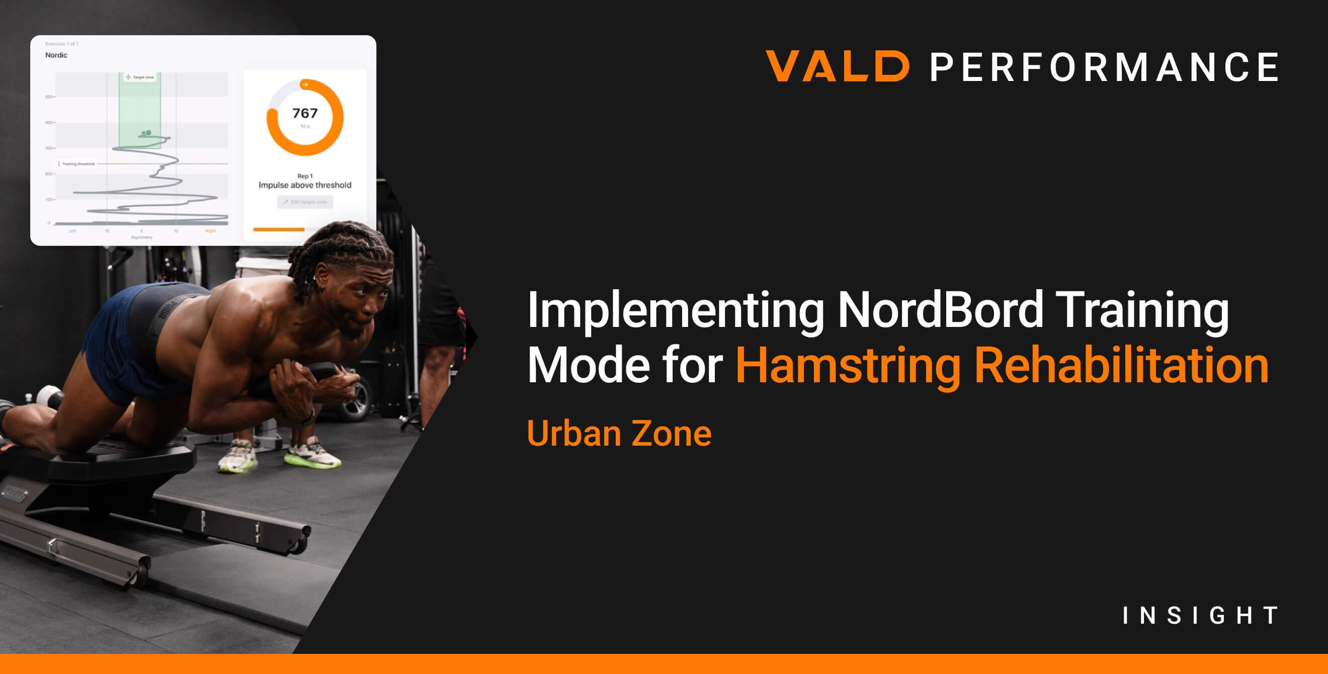 Implementing NordBord Training Mode for Hamstring Rehabilitation