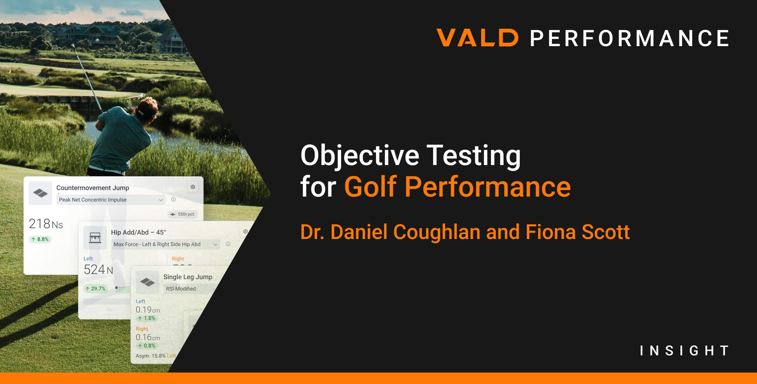 Objective Testing for Golf Performance