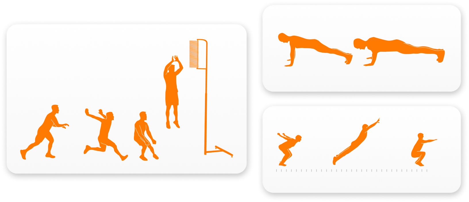 Common low-technology testing options include the vertical approach jump, push-up test and broad jump.
