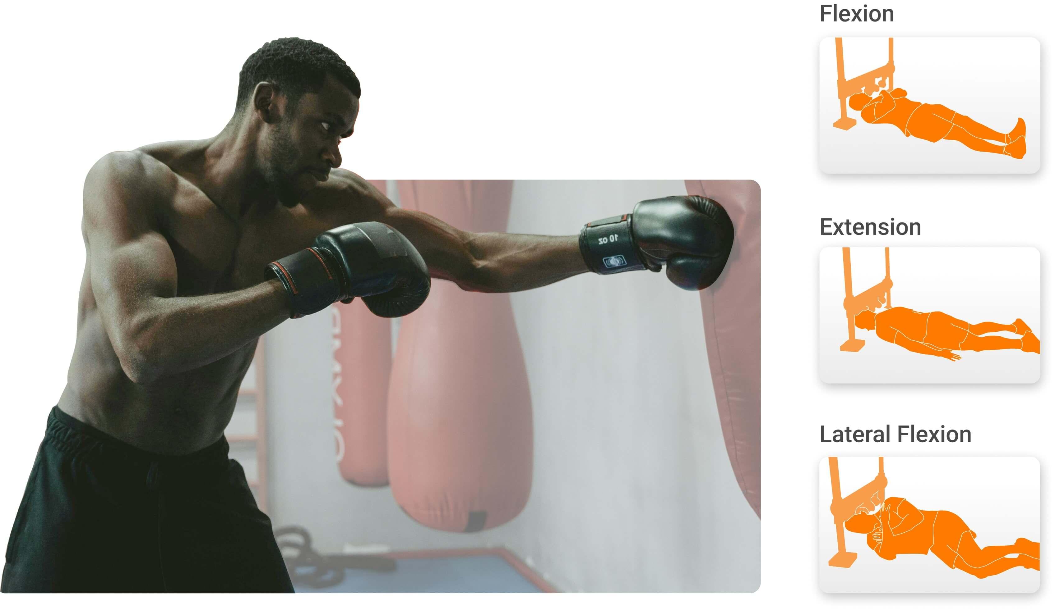 Athlete training for combat sports demonstrating the need for integrated neck coupling strength assessments.