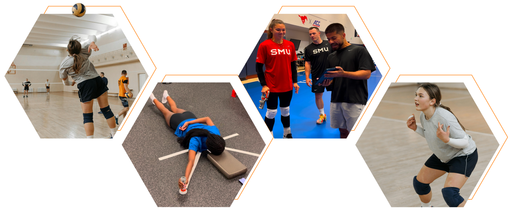 Assessing the physical demands of volleyball and the testing processes used at Southern Methodist University (SMU) to support athlete health and performance.