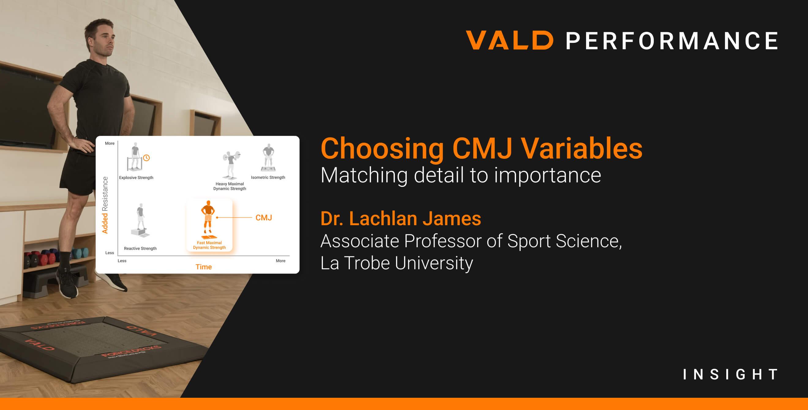 Choosing CMJ Variables: Matching detail to importance