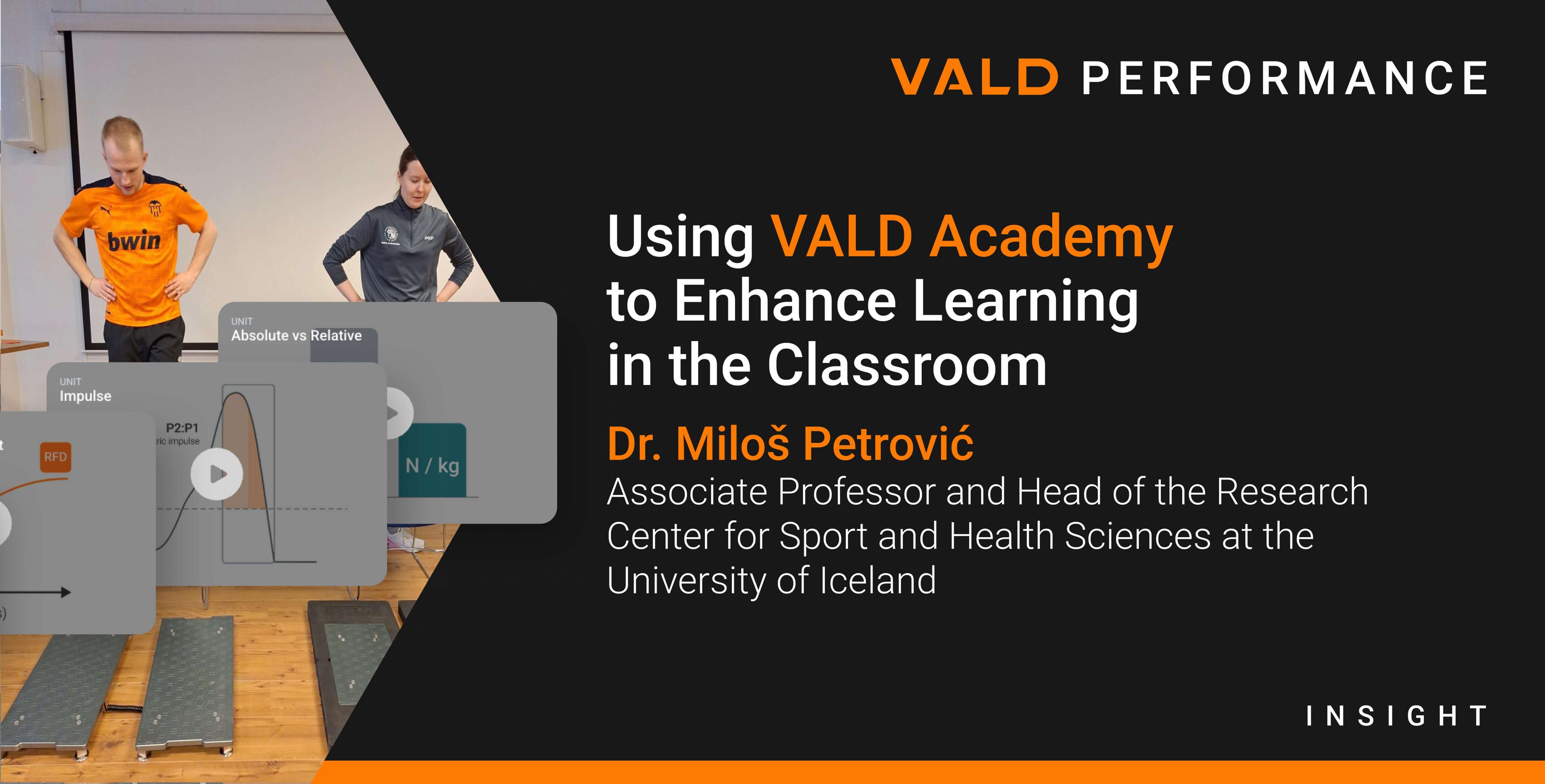 Using VALD Academy to Enhance Learning in the Classroom