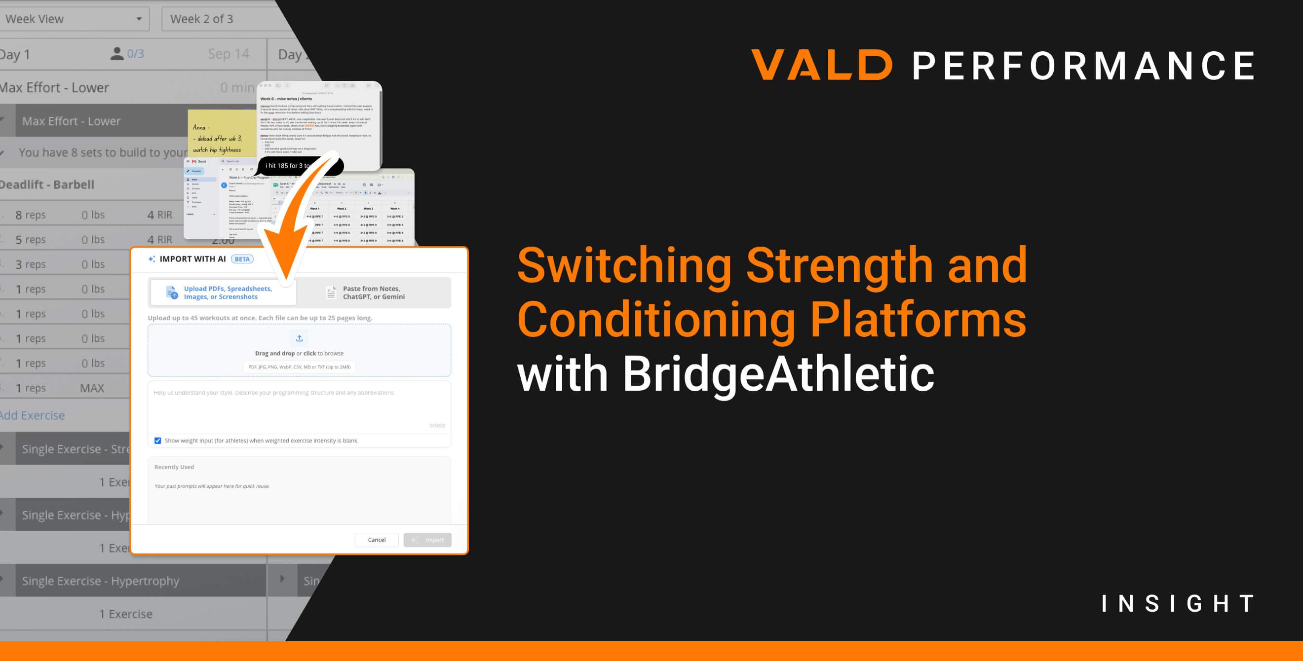 Switching Strength and Conditioning Platforms with BridgeAthletic