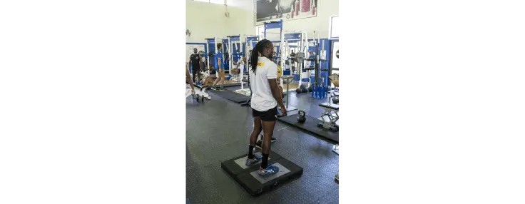 Seabelo Senatla using ForceDecks.