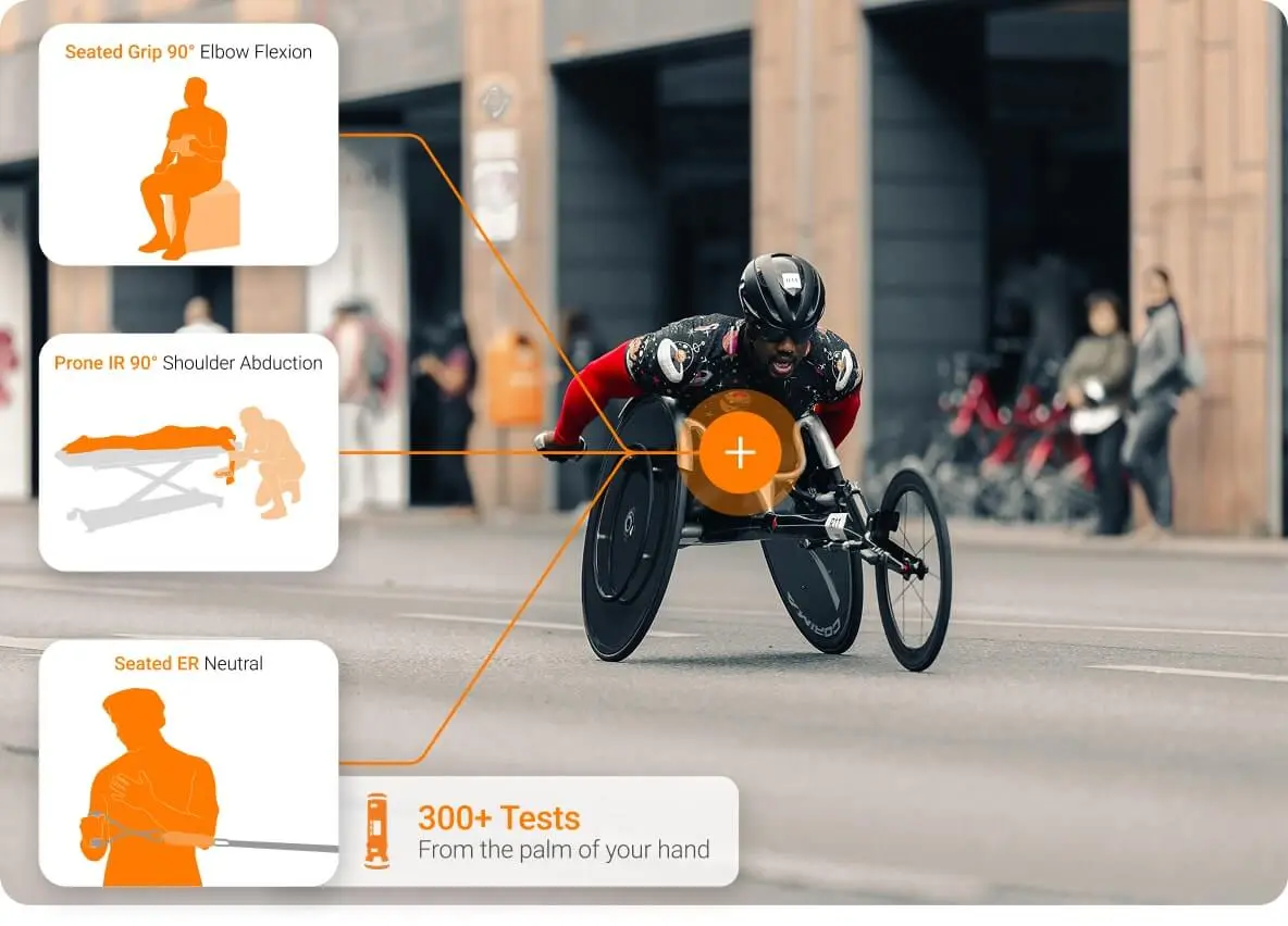 Testing options for Paralympic athletes using DynaMo.