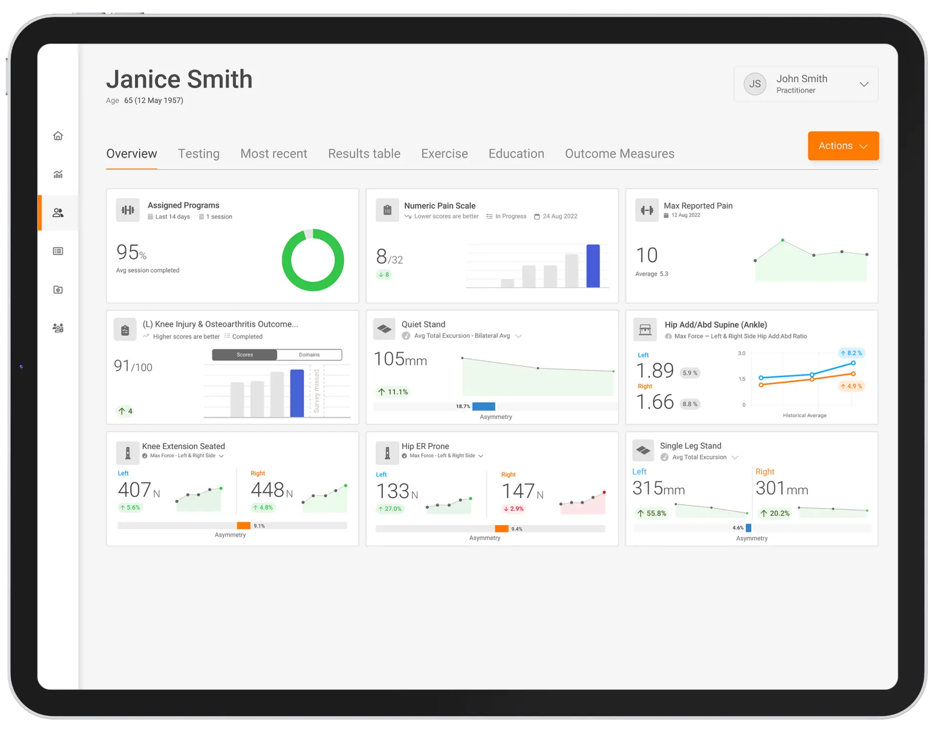 MoveHealth | Exercise prescription app for clinicians and patients